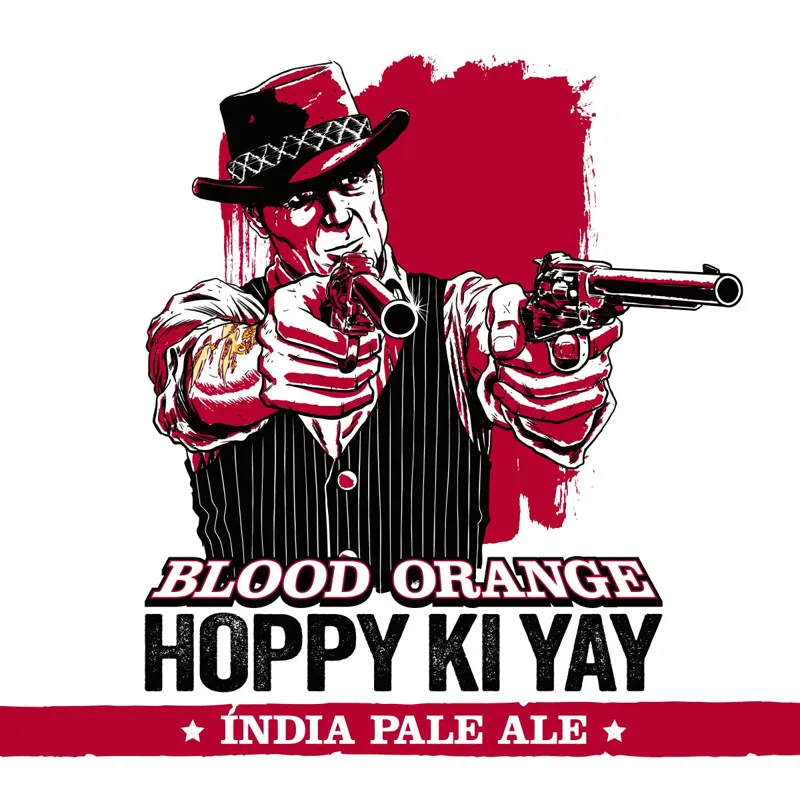 Blood Orange Hoppy Ki Yay label