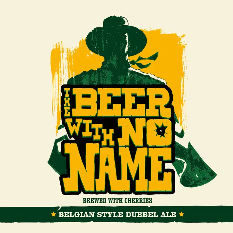 The Beer with No Name label