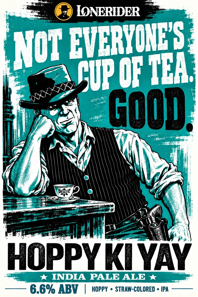 Hoppy Ki Yay poster: Not everyone's cup of tea. Good.