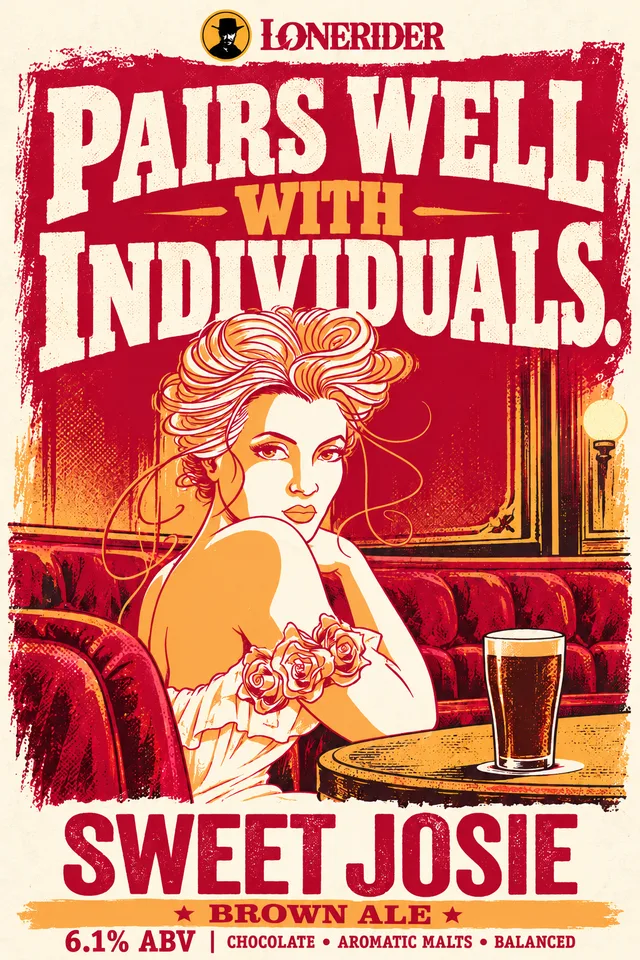 Sweet Josie poster: Pairs well with individuals.
