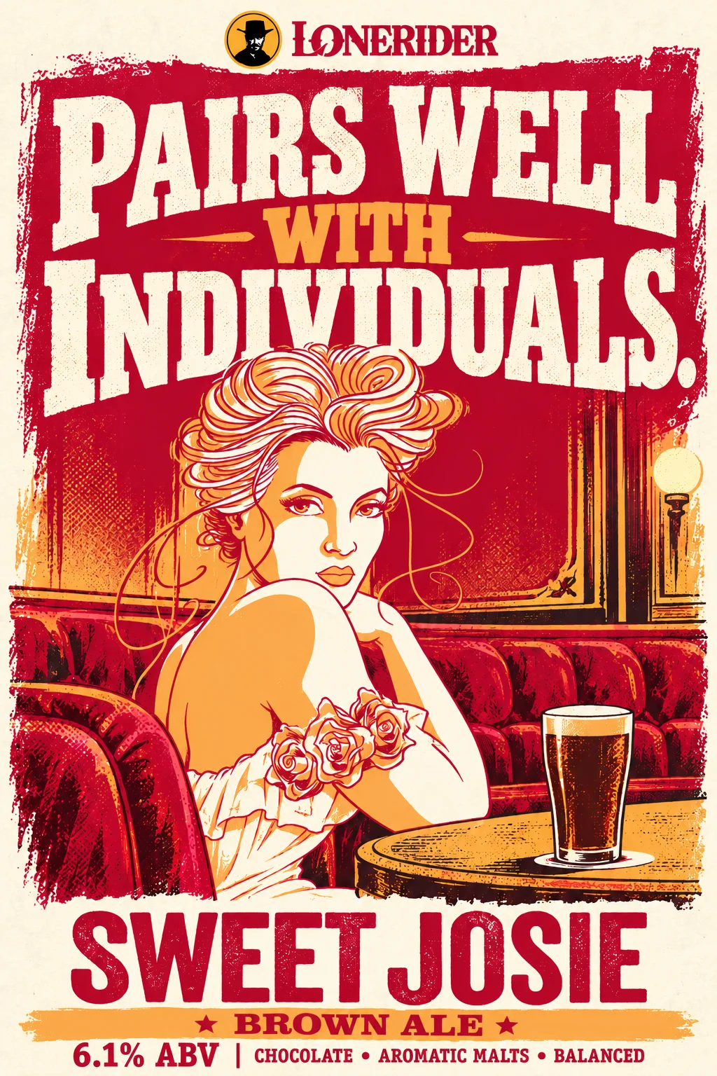 Sweet Josie poster: Pairs well with individuals.